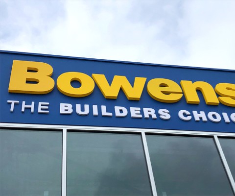 Store Signage for Bowens